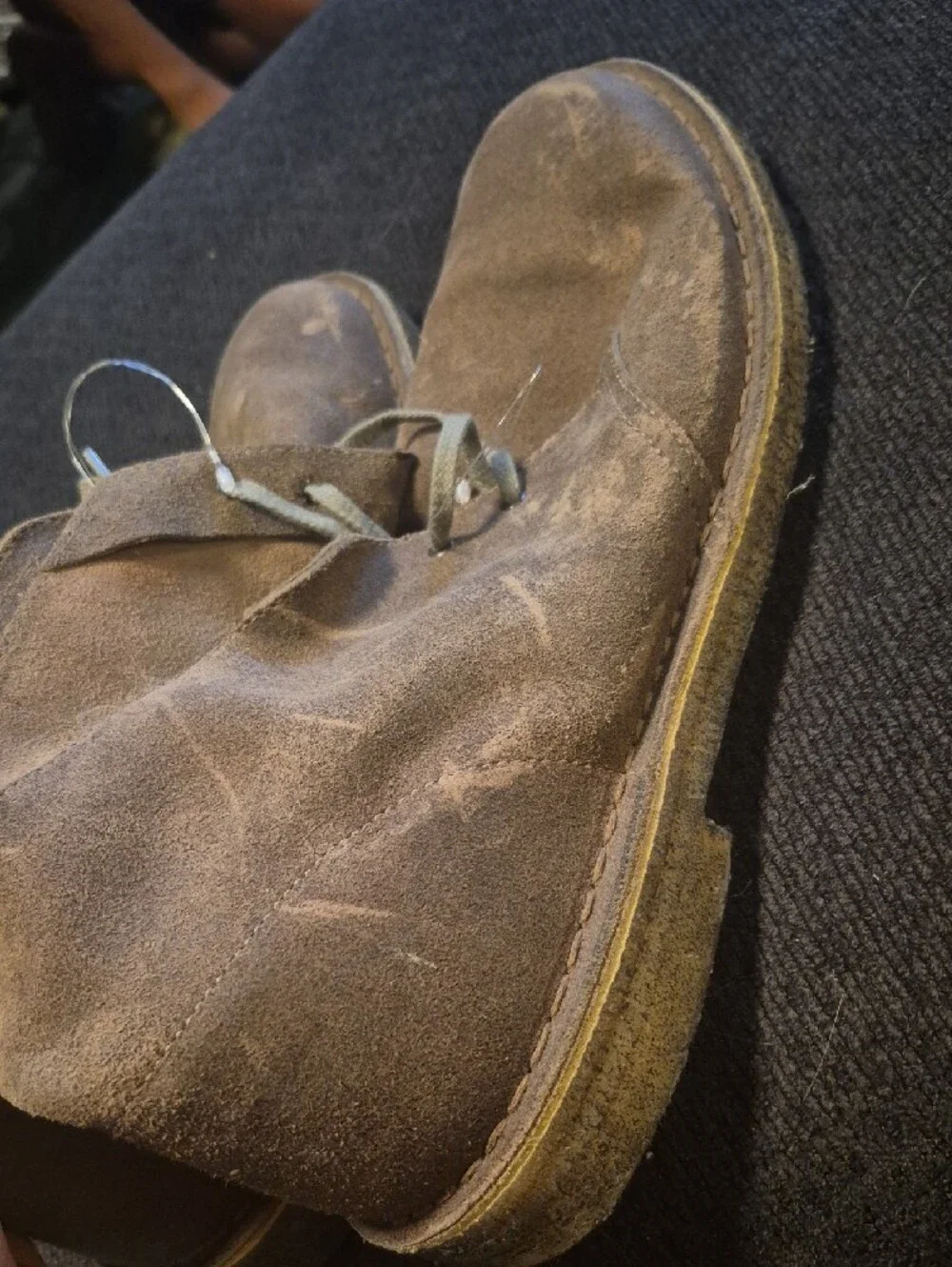 Clarks Men's Suede Chukka Boots in Brown